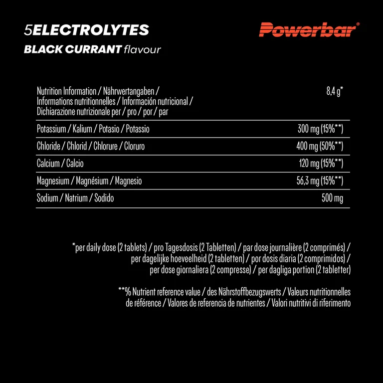 Shopapotheke PowerBar® 5 ELECTROLYTES BLACK CURRANT FLAVOUR