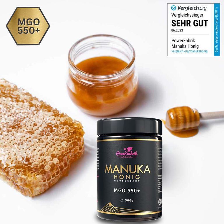Shopapotheke PowerFabrik Manuka Honig MGO 550+ Im Glas