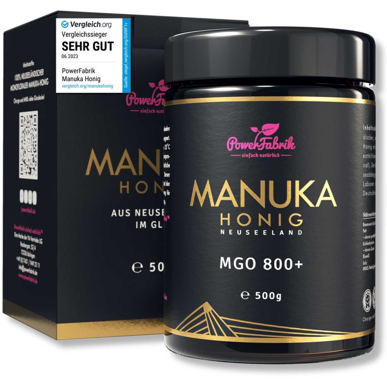 shopapotheke PowerFabrik Manuka Honig MGO 800+ im Glas