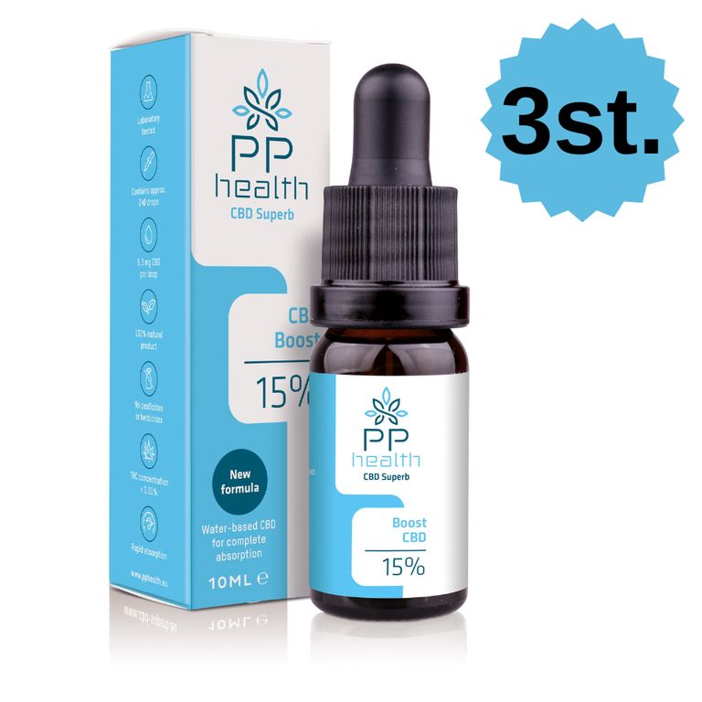 shopapotheke PP Health 3x Boost 15% mit Schweiz CBD Extract
