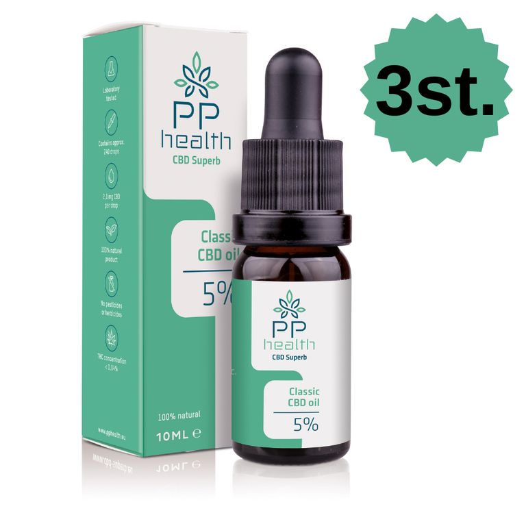 shopapotheke PP Health 3x Vollspektrum 5% mit Schweiz CBD Extract