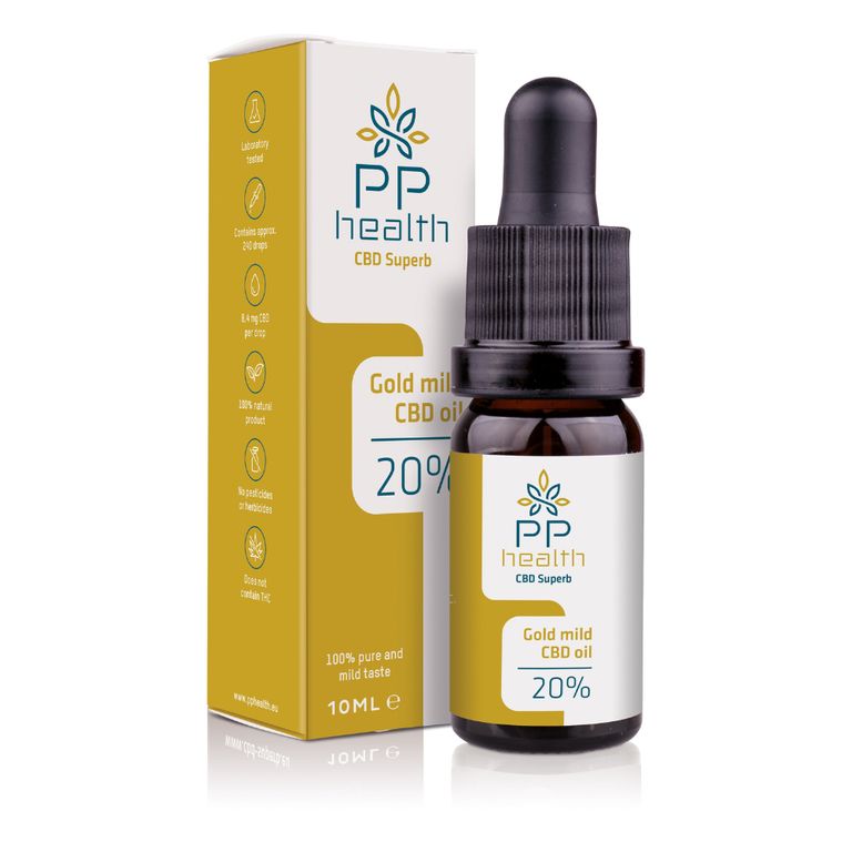 shopapotheke PP Health Gold Breitsprektum 20% mit Schweiz CBD Extract