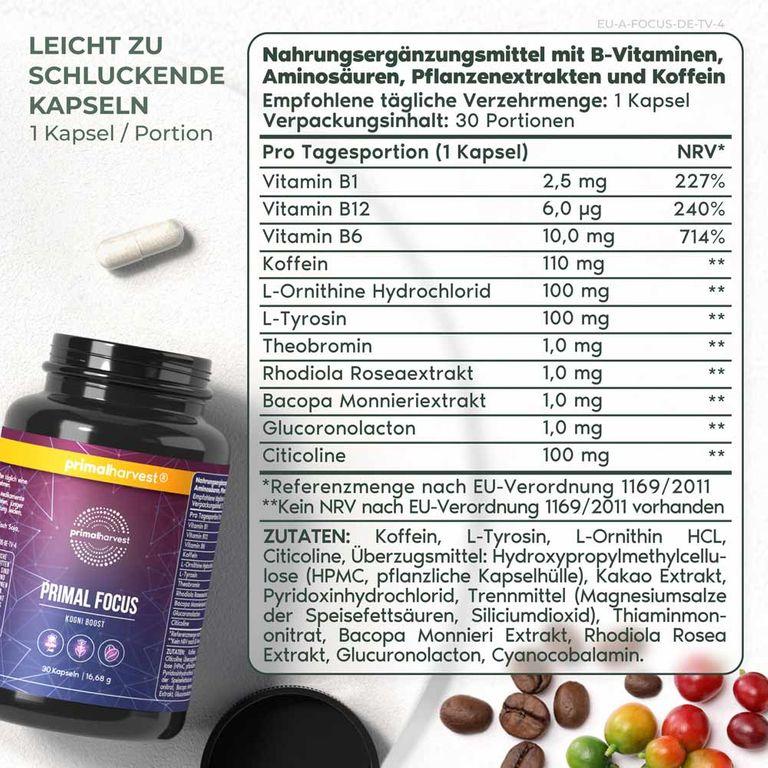 Shopapotheke Primal Focus Kogni Boost Von Primal Harvest®