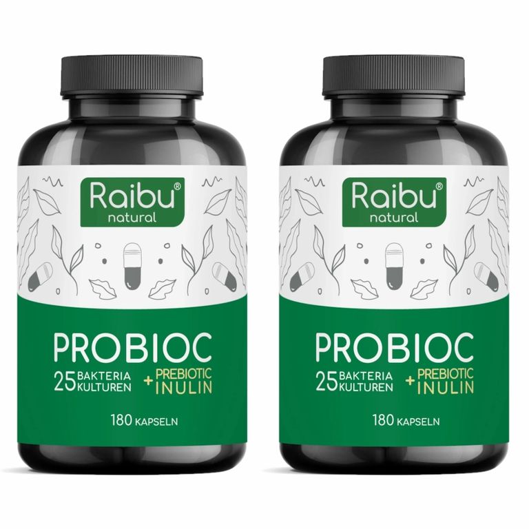 shopapotheke Probioc Kulturen Komplex - 25 Bakterienstämme + Inulin - RAIBU