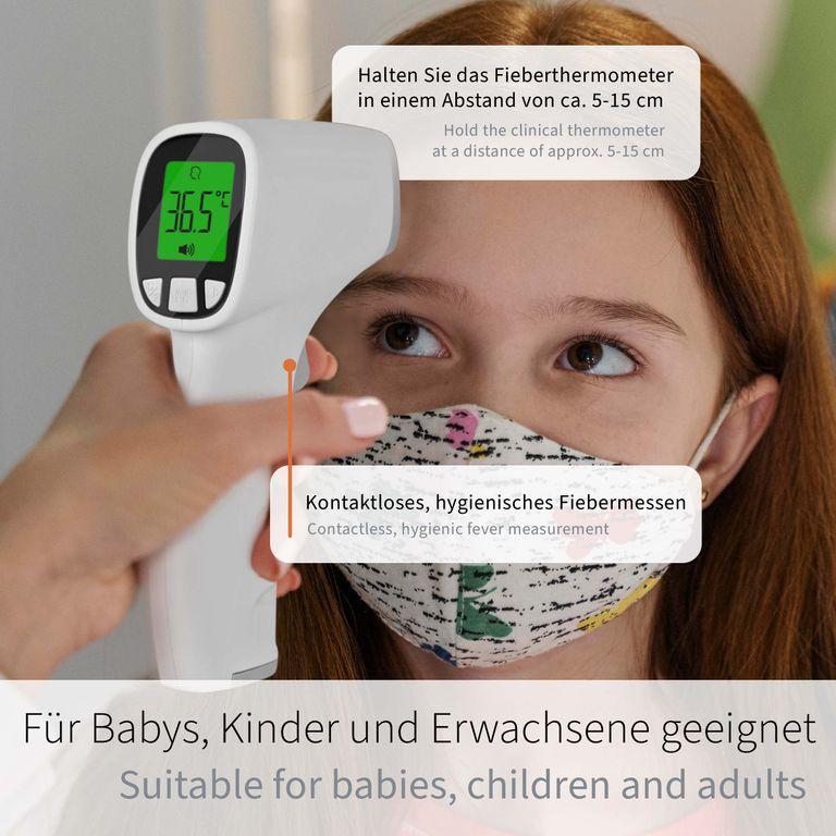 Shopapotheke Pulox JPD-FR202 - Infrarot-Thermometer - Stirn & Oberflächen