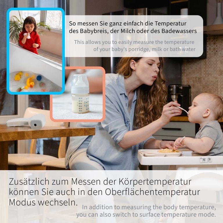 Shopapotheke Pulox JPD-FR202 - Infrarot-Thermometer - Stirn & Oberflächen