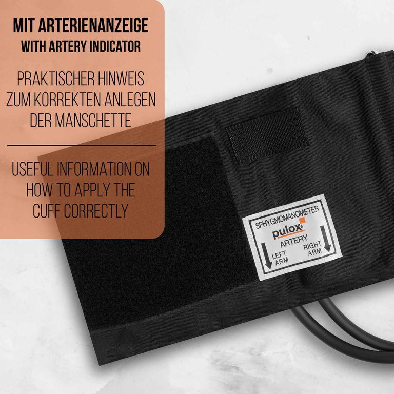 Shopapotheke Pulox Manuelles Blutdruckmessgerät - Aneroid Doppelschlauch-Sphygmomanometer