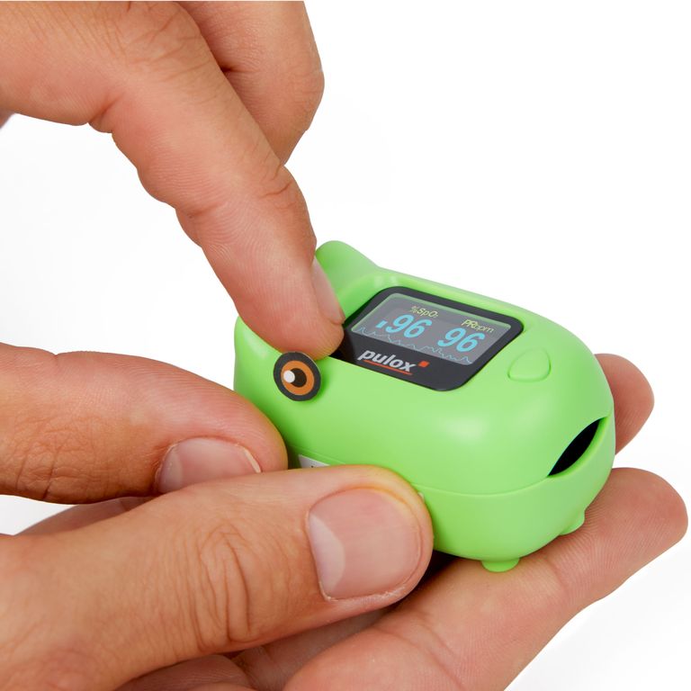 Shopapotheke Pulox PO-230 - Finger-Pulsoximeter Für Kinder - Grün