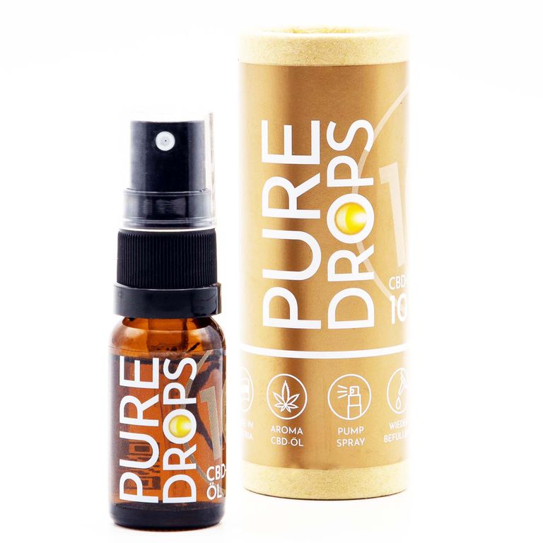 shopapotheke PURE DROPS CBD ÖL 10% Vollspektrum aus Österreich