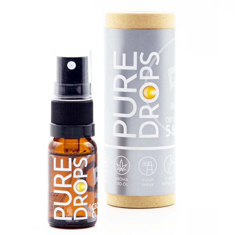 shopapotheke PURE DROPS CBD ÖL 5% Vollspektrum aus Österreich