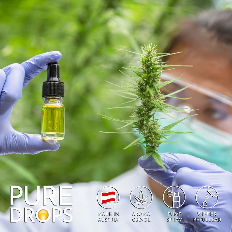 Shopapotheke PURE DROPS CBD-ÖL Aus Österreich 20% CBD Vollspektrum