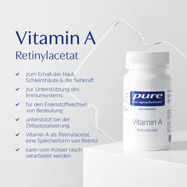Shopapotheke Pure Encapsulations® Vitamin A Retinylacetat Kapseln