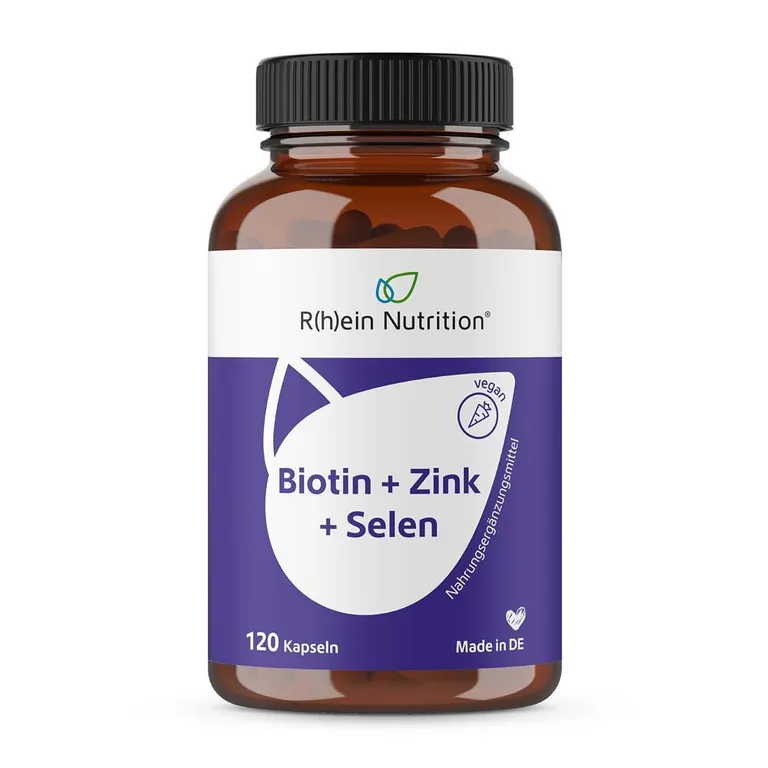 shopapotheke R(h)ein Nutrition Biotin + Selen + Zink für Haut Haare & Nägel