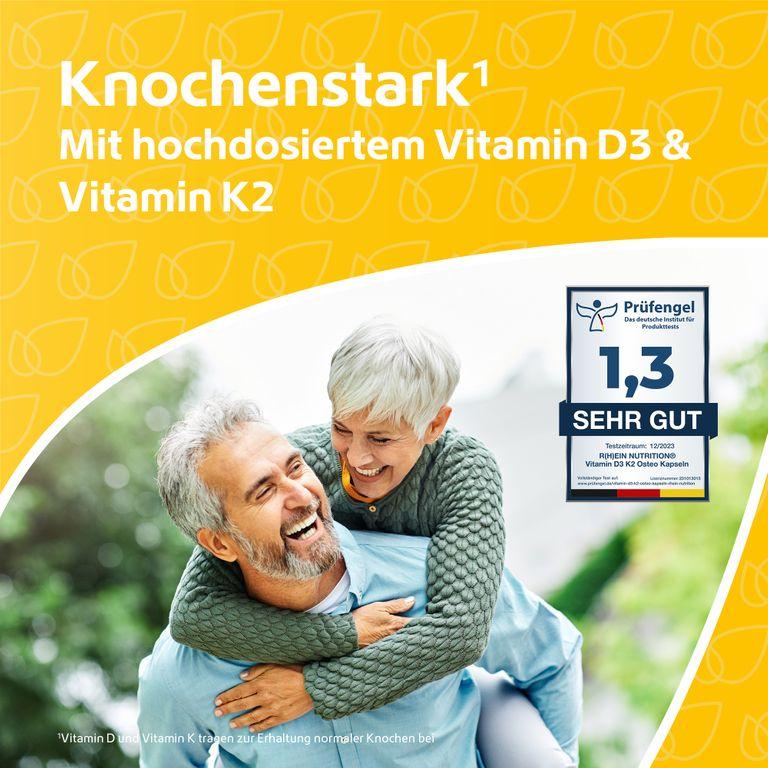 Shopapotheke R(h)ein Nutrition Vitamin D3 + K2 Osteo 2.000 I.E. Vitamin D3 + 80 µg Vitamin K2