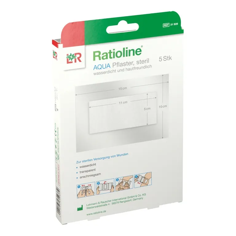 Shopapotheke Ratioline® Aqua Duschpflaster Plus 10 X 15 Cm