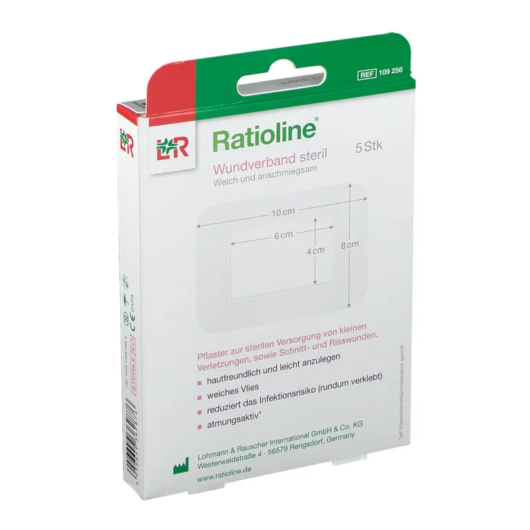 Shopapotheke Ratioline® Wundverband 10 Cm X 8 Cm Steril