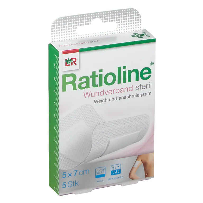 shopapotheke Ratioline® Wundverband steril 7 x 5 cm