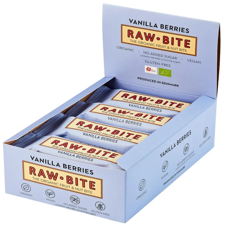 shopapotheke RAWBITE Frucht- & Nussriegel mit Vanille und Beeren