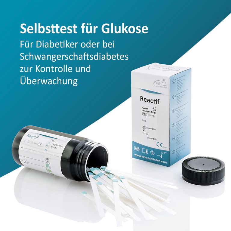 Shopapotheke Reactif Diabetes Test - Urin Teststreifen Für Glukose