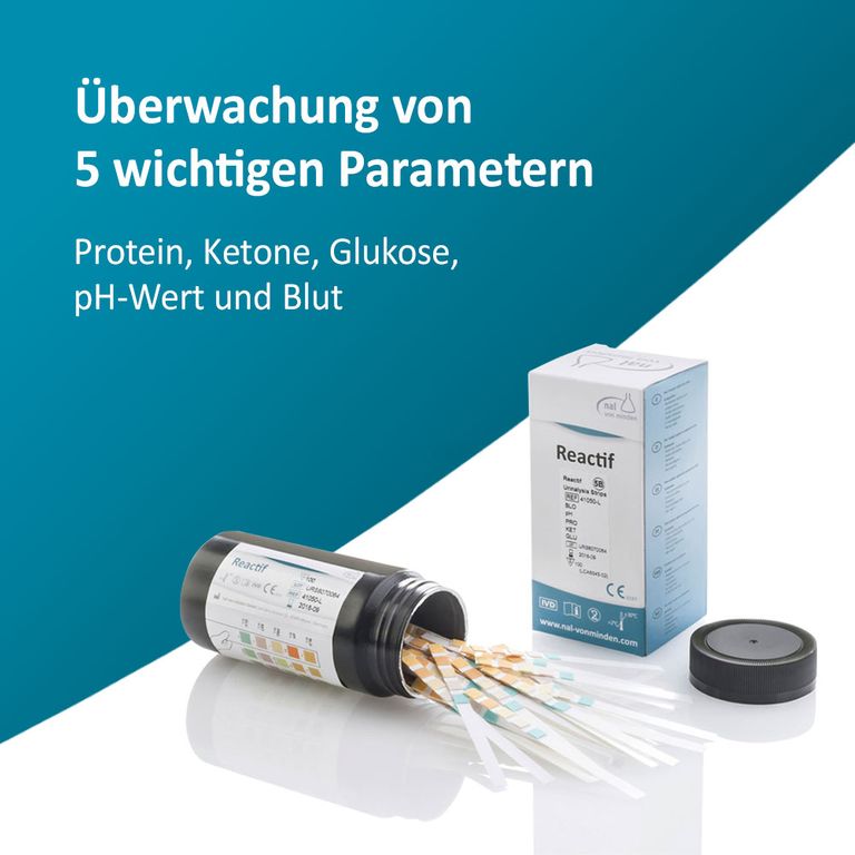 Shopapotheke Reactif Gesundheitstest - Urin Teststreifen Für 5 Parameter