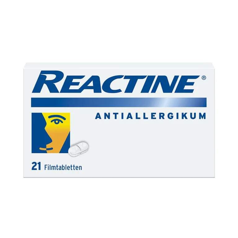 shopapotheke Reactine Allergietabletten mit Cetirizin bei Allergien z.B. Heuschnupfen oder Hausstaubmilbenallergie