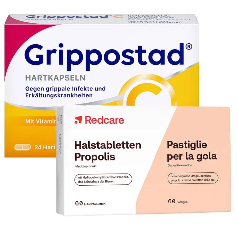 shopapotheke Redcare Halstabletten Propolis + Grippostad C® bei Erkältung und grippalen Infekten