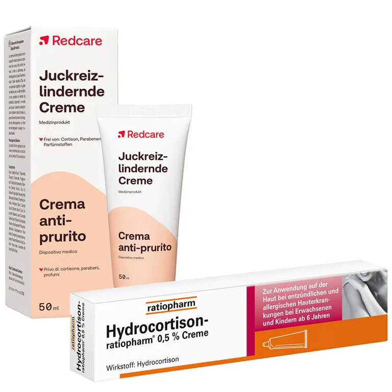 shopapotheke Redcare Juckreizlindernde Creme + Hydrocortison ratiopharm® 0 5% Creme