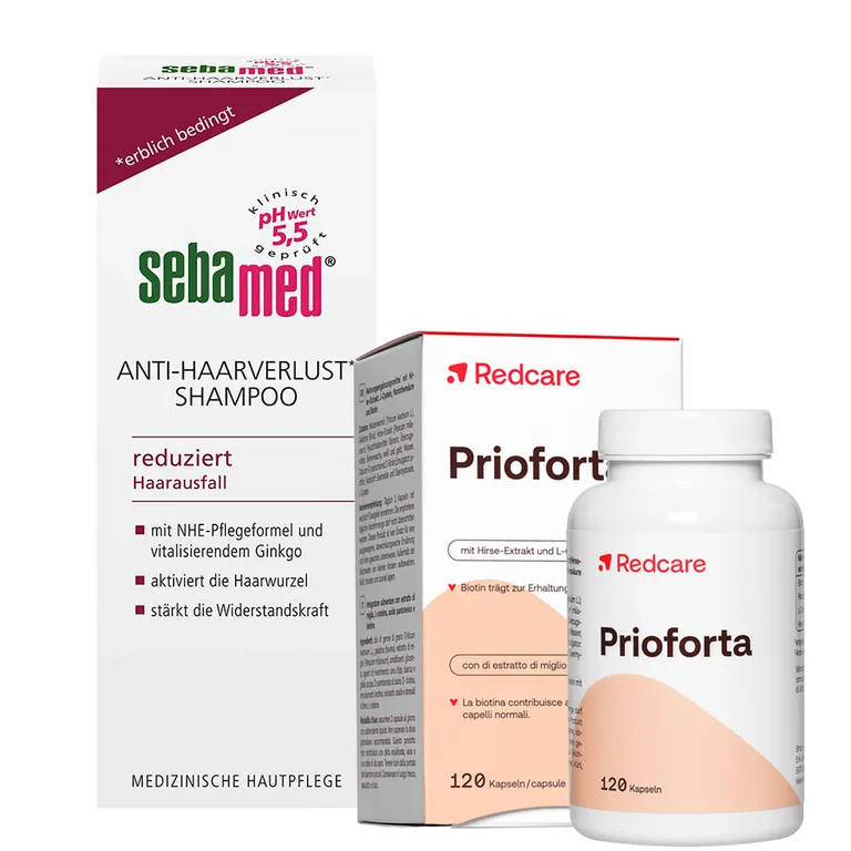 shopapotheke Redcare Prioforta + sebamed® Anti-Haarverlust Shampoo