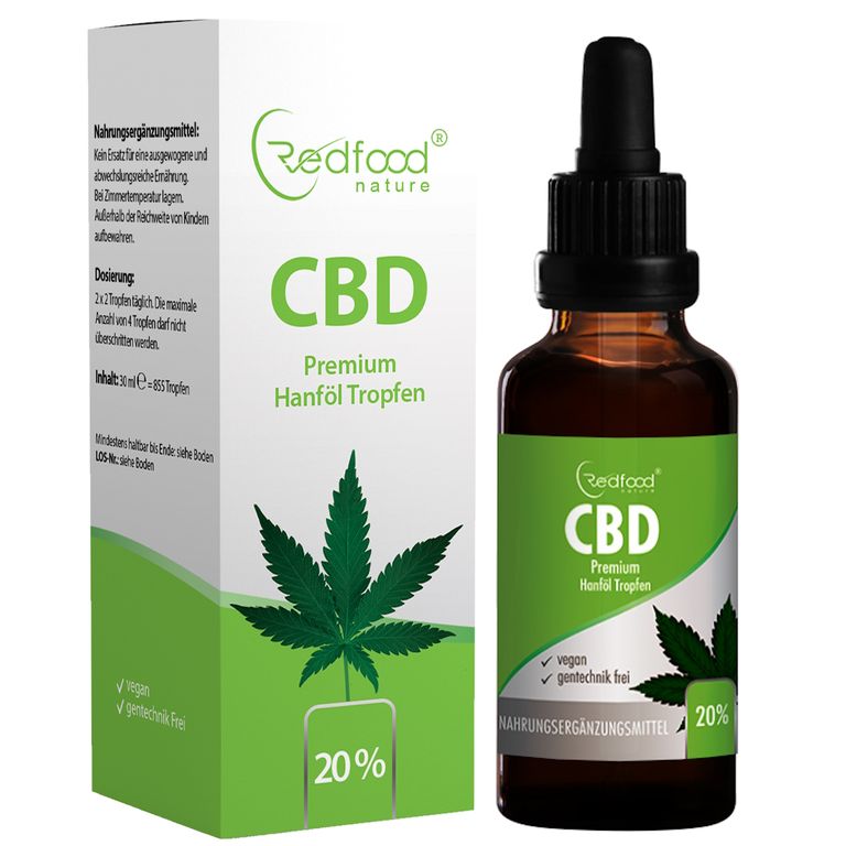 shopapotheke Redfood® CBD ÖL Vollspektrum 20% - 10 ml