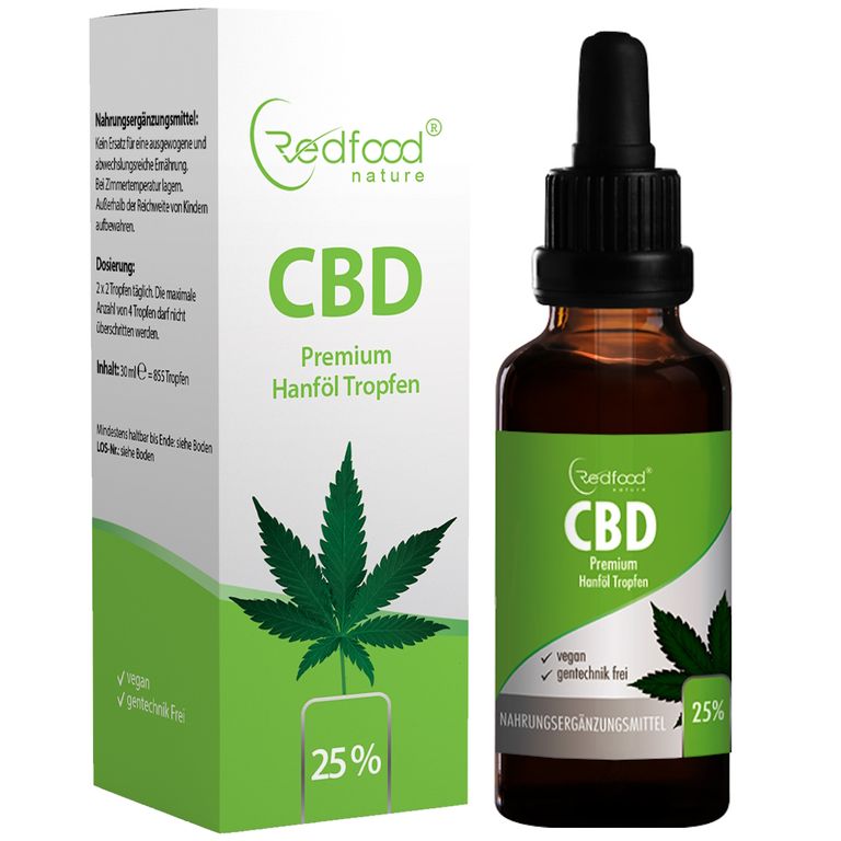 shopapotheke Redfood® CBD ÖL Vollspektrum 25% - 30 ml