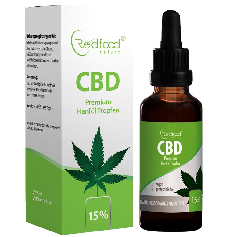 shopapotheke Redfood® CBD Vollspektrum ÖL 15% - 10 ml