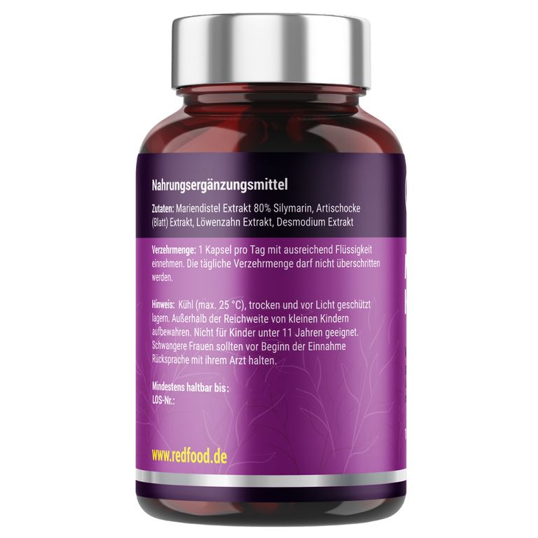 Shopapotheke Redfood® Mariendistel Komplex Kapseln