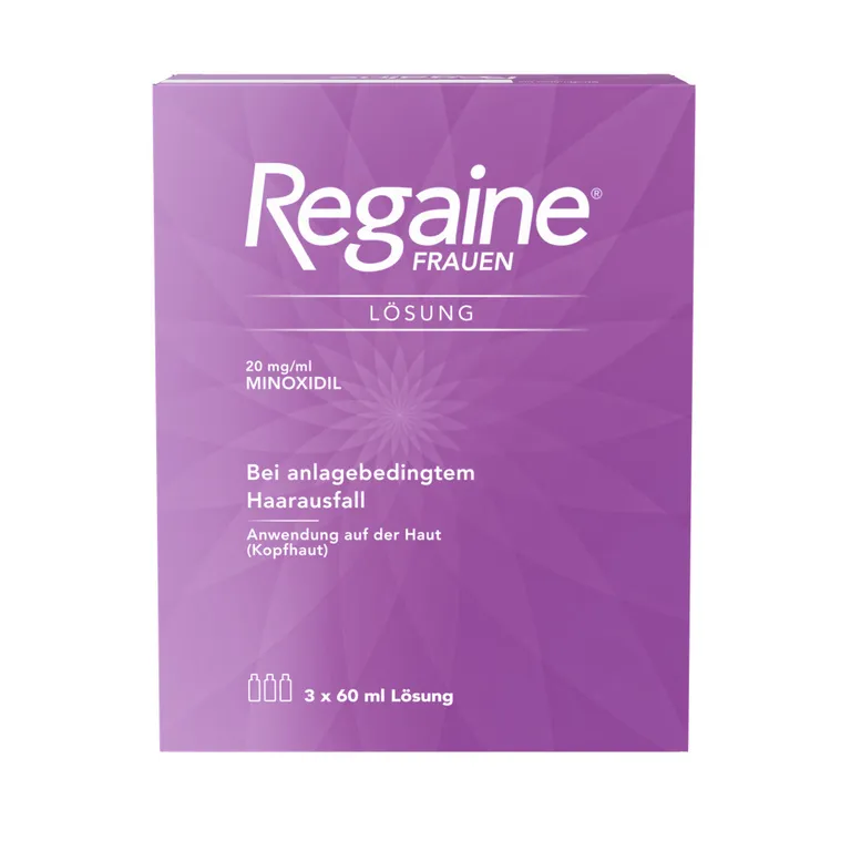 shopapotheke Regaine® Frauen Lösung mit 2% Minoxidil 3 Monats-Vorrat - Jetzt 10% mit dem Code "regaine2025" sparen*