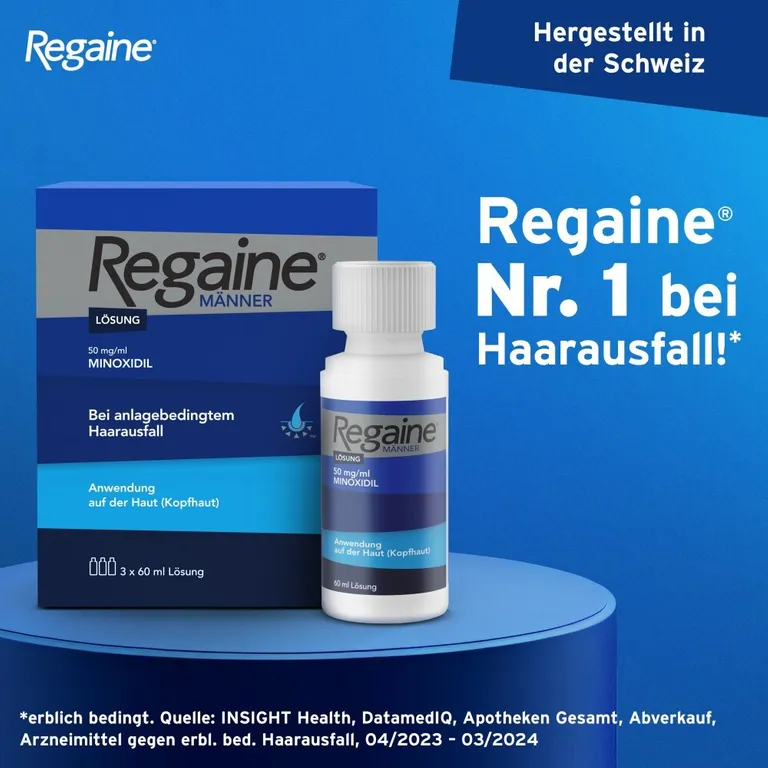 Shopapotheke Regaine® Männer Lösung Mit 5% Minoxidil 6 Monats-Vorrat