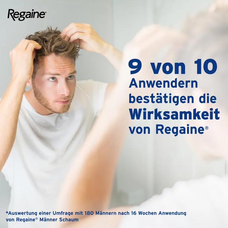 Shopapotheke Regaine® Männer Schaum 3 Monats-Vorrat - Jetzt 10% Mit Dem Code "regaine2025" Sparen*