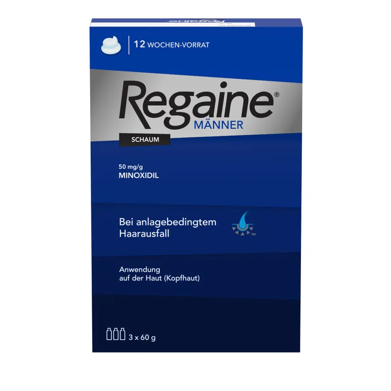 shopapotheke Regaine® Männer Schaum 3 Monats-Vorrat - Jetzt 10% mit dem Code "regaine2025" sparen*