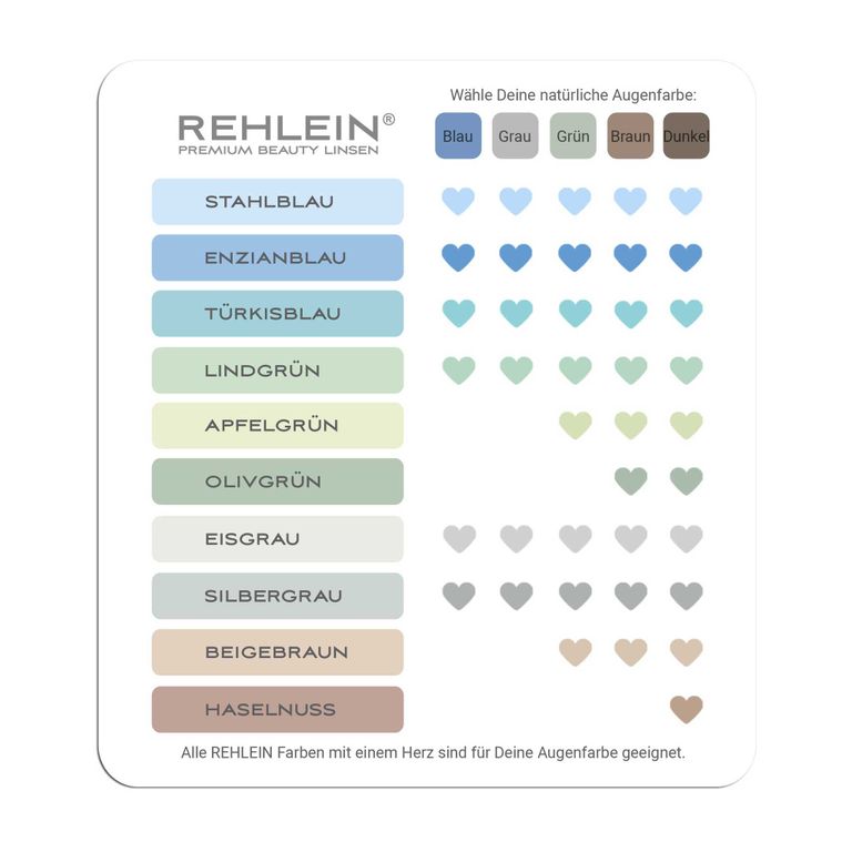 Shopapotheke REHLEIN Farbige Kontaktlinsen SILBERGRAU