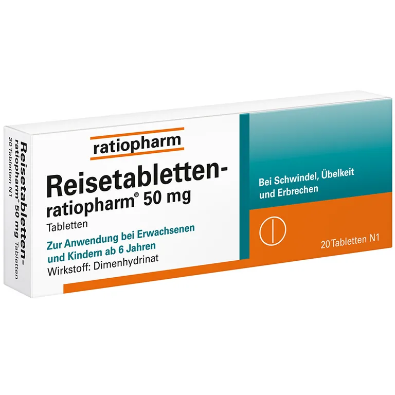 shopapotheke Reisetabletten-ratiopharm - bei Schwindel Übelkeit & Erbrechen
