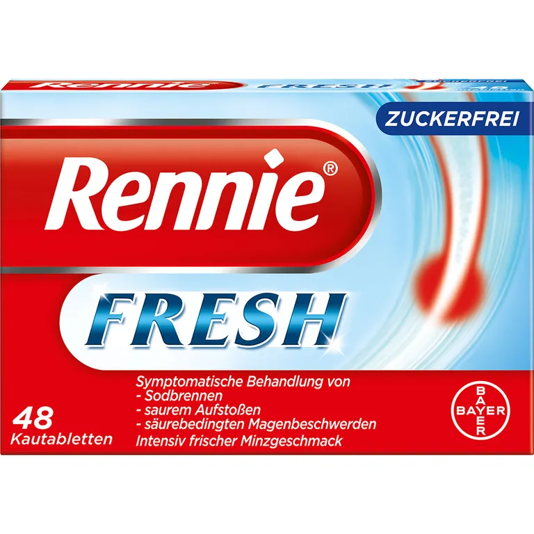 shopapotheke Rennie® Fresh Kautabletten bei Sodbrennen