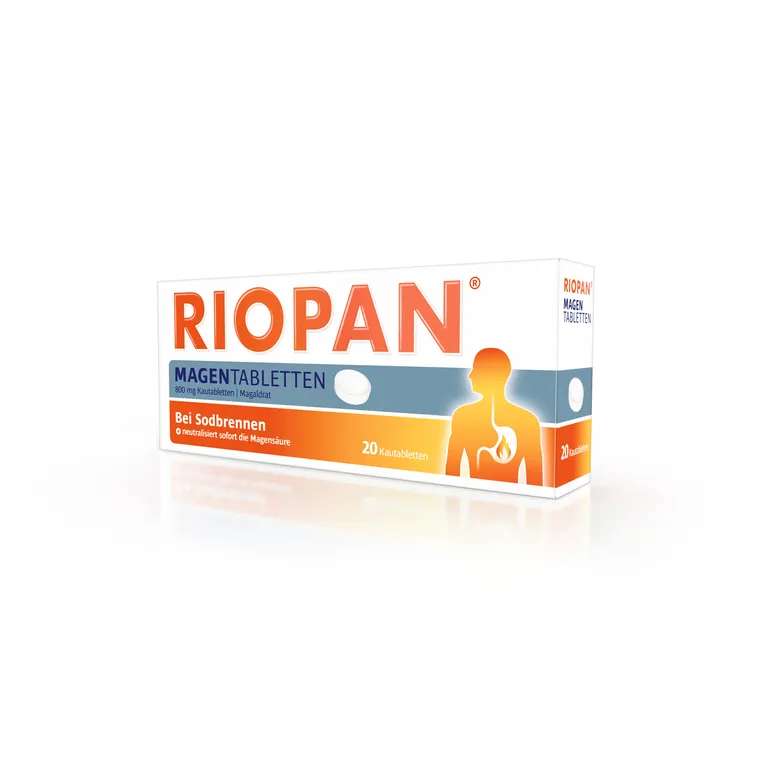 Shopapotheke RIOPAN® Magen Tabletten - Bei Sodbrennen Und Säurebedingten Magenbeschwerden