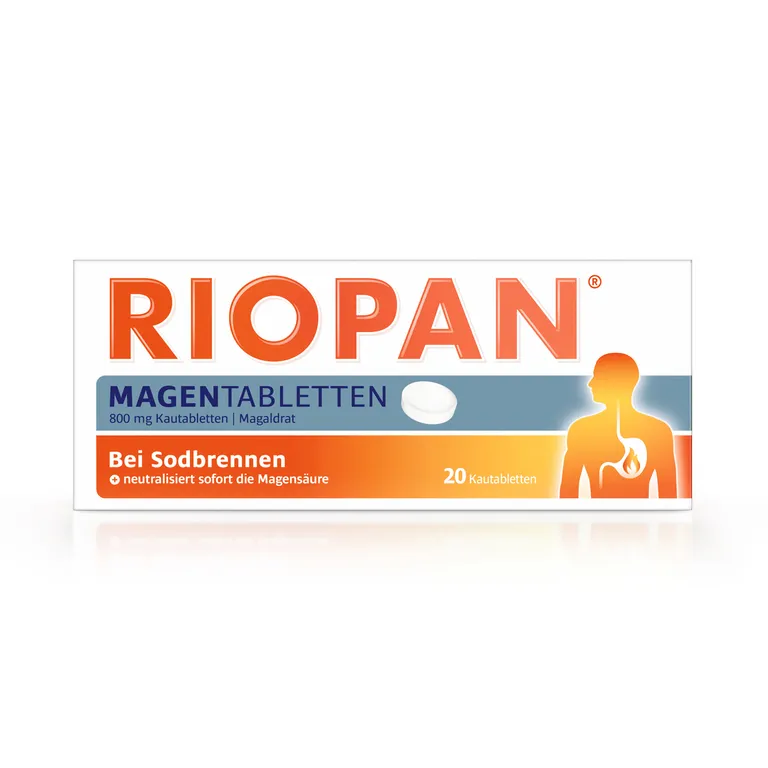 shopapotheke RIOPAN® Magen Tabletten - bei Sodbrennen und säurebedingten Magenbeschwerden