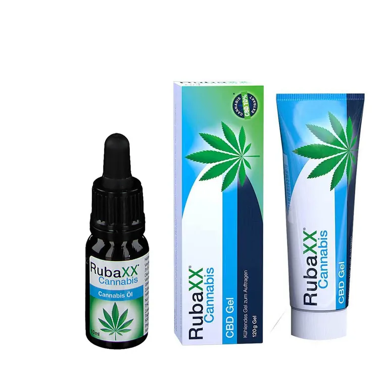shopapotheke RubaXX® Cannabis Öl + Rubaxx® Cannabis CBD Gel