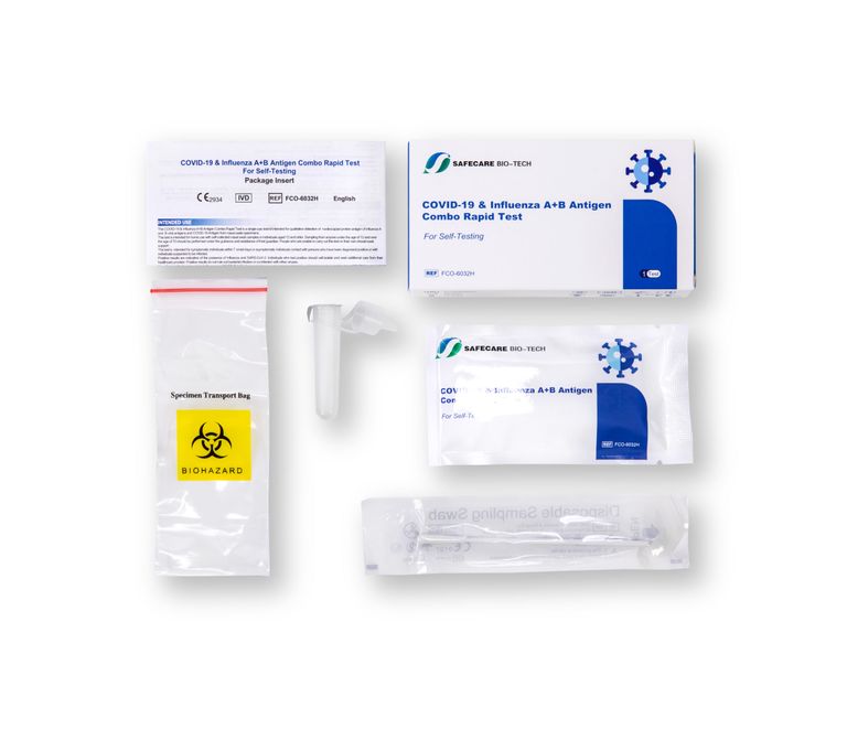 Shopapotheke Safecare Corona & Influenza (Grippe) Kombi-Schnelltest