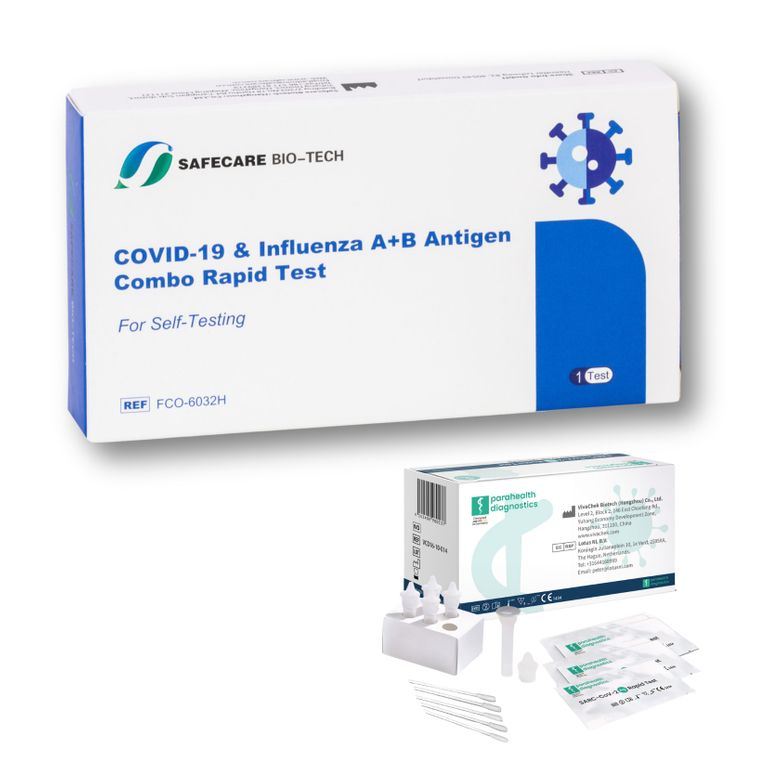 shopapotheke Safecare Corona & Influenza (Grippe) Kombi-Schnelltest
