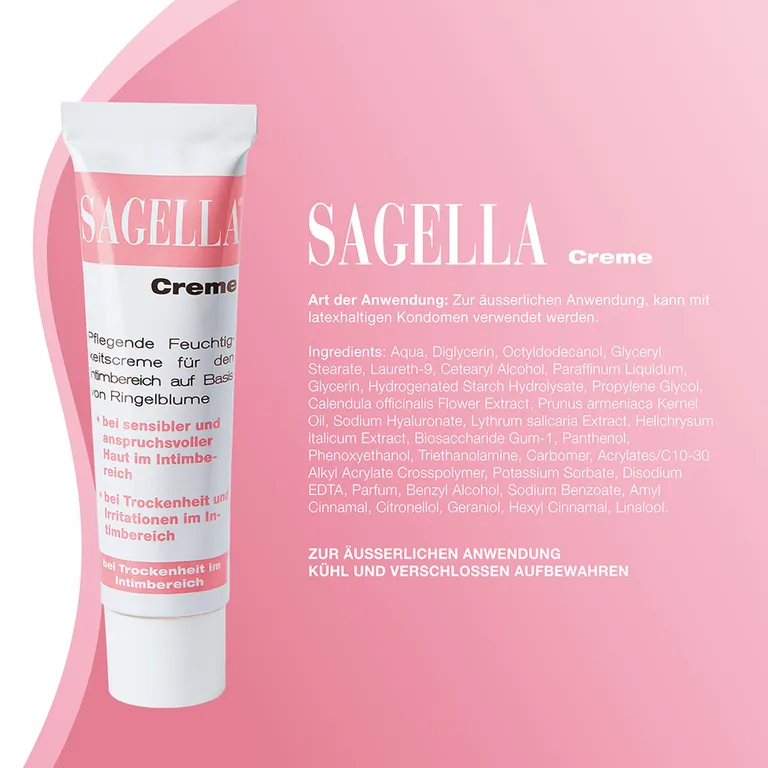 Shopapotheke SAGELLA Creme: Feuchtigkeitscreme Für Die Intimpflege - Bei Scheidentrockenheit
