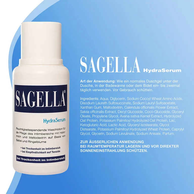 Shopapotheke SAGELLA HydraSerum: Feuchtigkeitsspendende Intimwaschlotion Bei Trockenheit Im Intimbereich