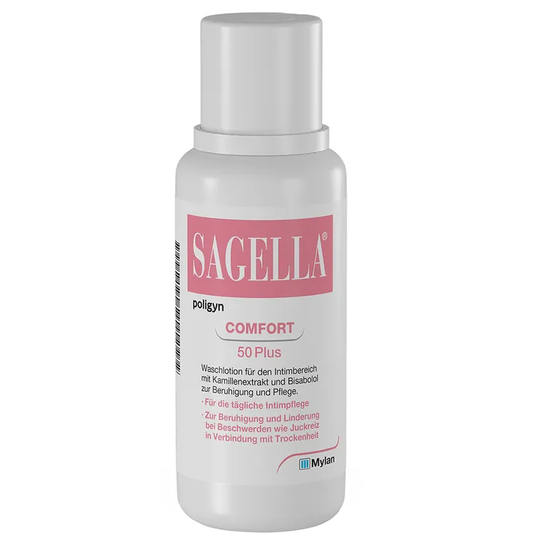 shopapotheke SAGELLA poligyn - Comfort 50 Plus: Intimwaschlotion mit Kamillenextrakt und Bisabolol