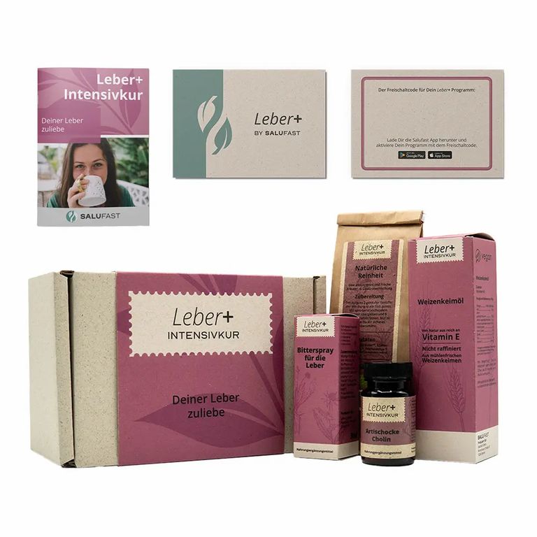 shopapotheke Salufast Leber+ Box - 14-Tage Intensivkur