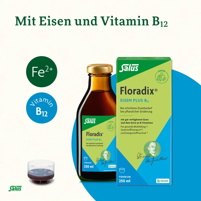 Shopapotheke Salus® Floradix® Eisen Plus B12 Vegan