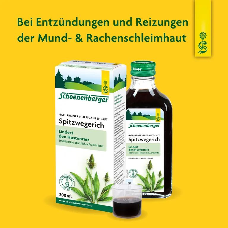 Shopapotheke Schoenenberger® Heilpflanzensaft Spitzwegerich